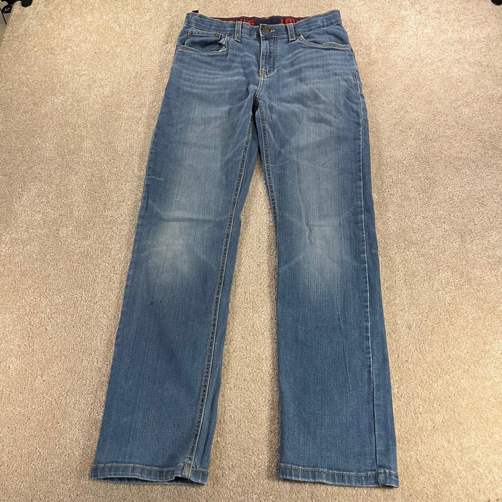 Levi's 514 Straight‎ Fit Jeans Mens 29x31 Blue Medium Wash Elastic Waistband